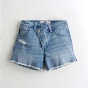 NWT Hollister Curvy Vintage Stretch High-Rise Denim Shorts